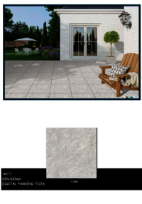 Exterior floor tiles