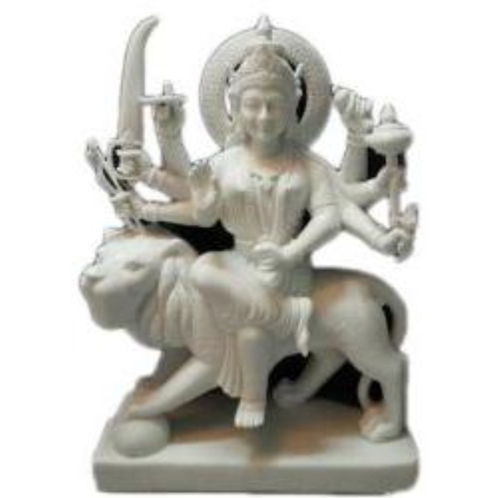 Marble Durga Maa Statue
