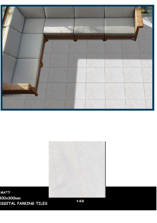 Rough surface tiles