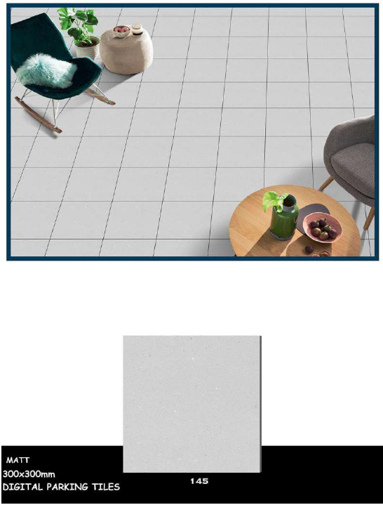 Rough surface tiles