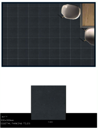 Rough surface tiles