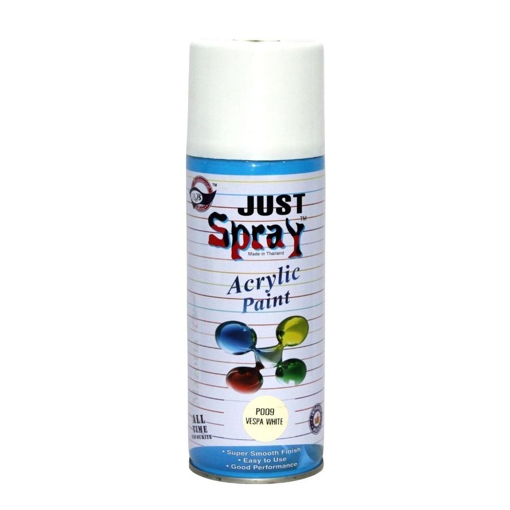 Just Spray P009 Vespa White Acrylic Paint