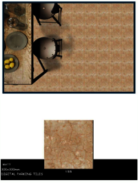 Heavy-duty floor tiles