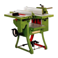 Combined Planner Open Stand Machine - Color: Green