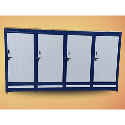 Puf Row Type Toilet Cabin - Color: As Per Requirement
