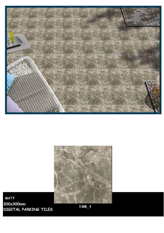 Parking floor tiles