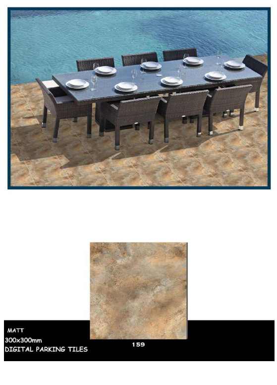 Parking floor tiles