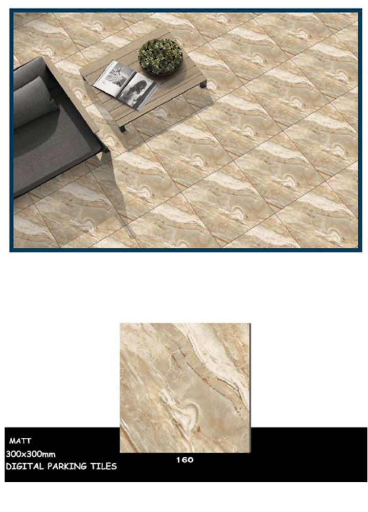 Parking floor tiles
