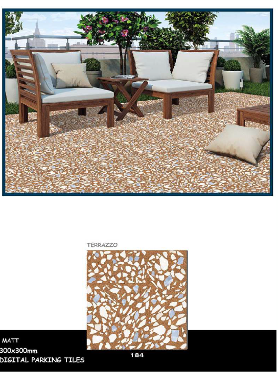 Durable tiles for parking
