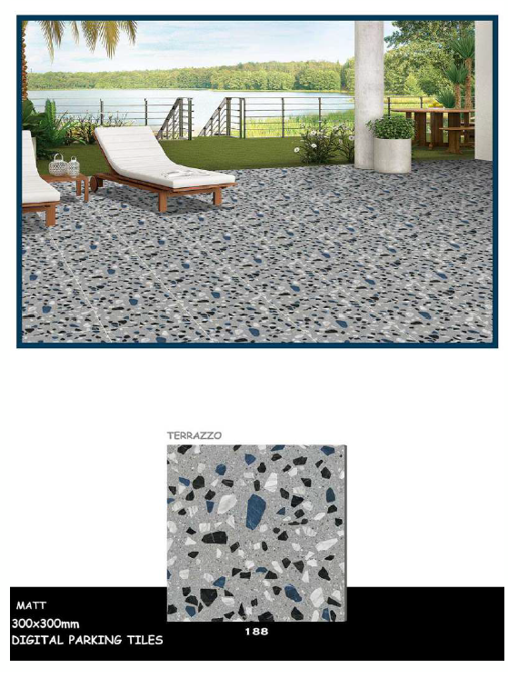 Durable tiles for parking