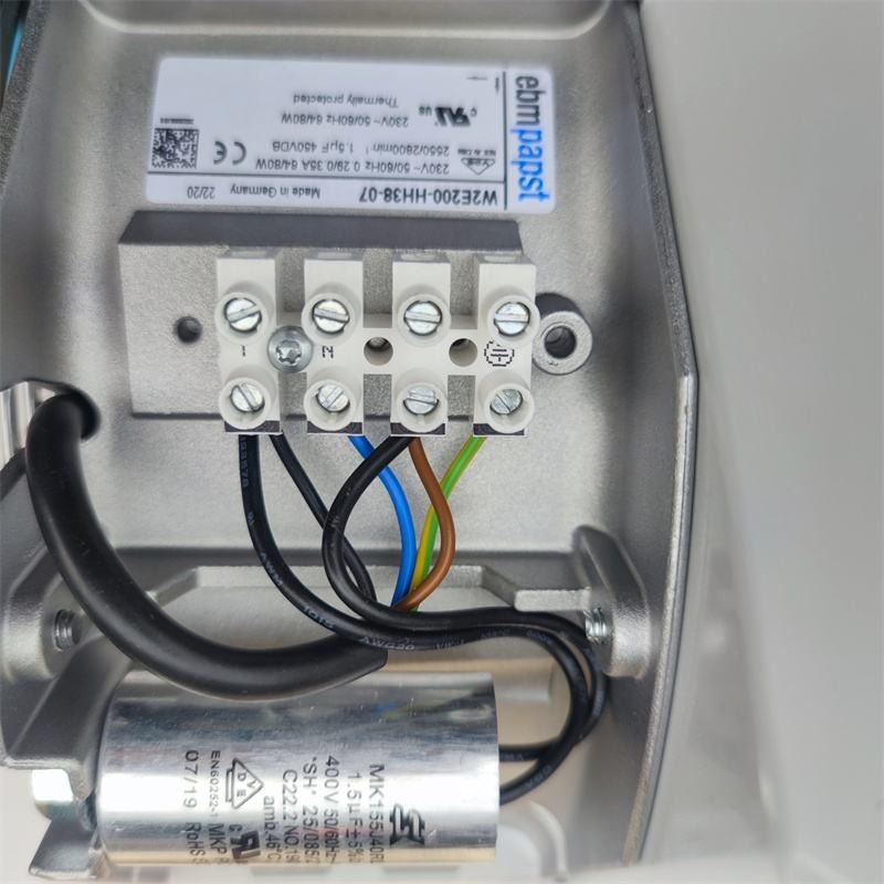 ebmpapst SK3326.107 230V AC 80W 200mm 2550/2800RPM 50/60HZ 0.29A/0.35A Ball Bearing Cabinet Axial Cooling Fan