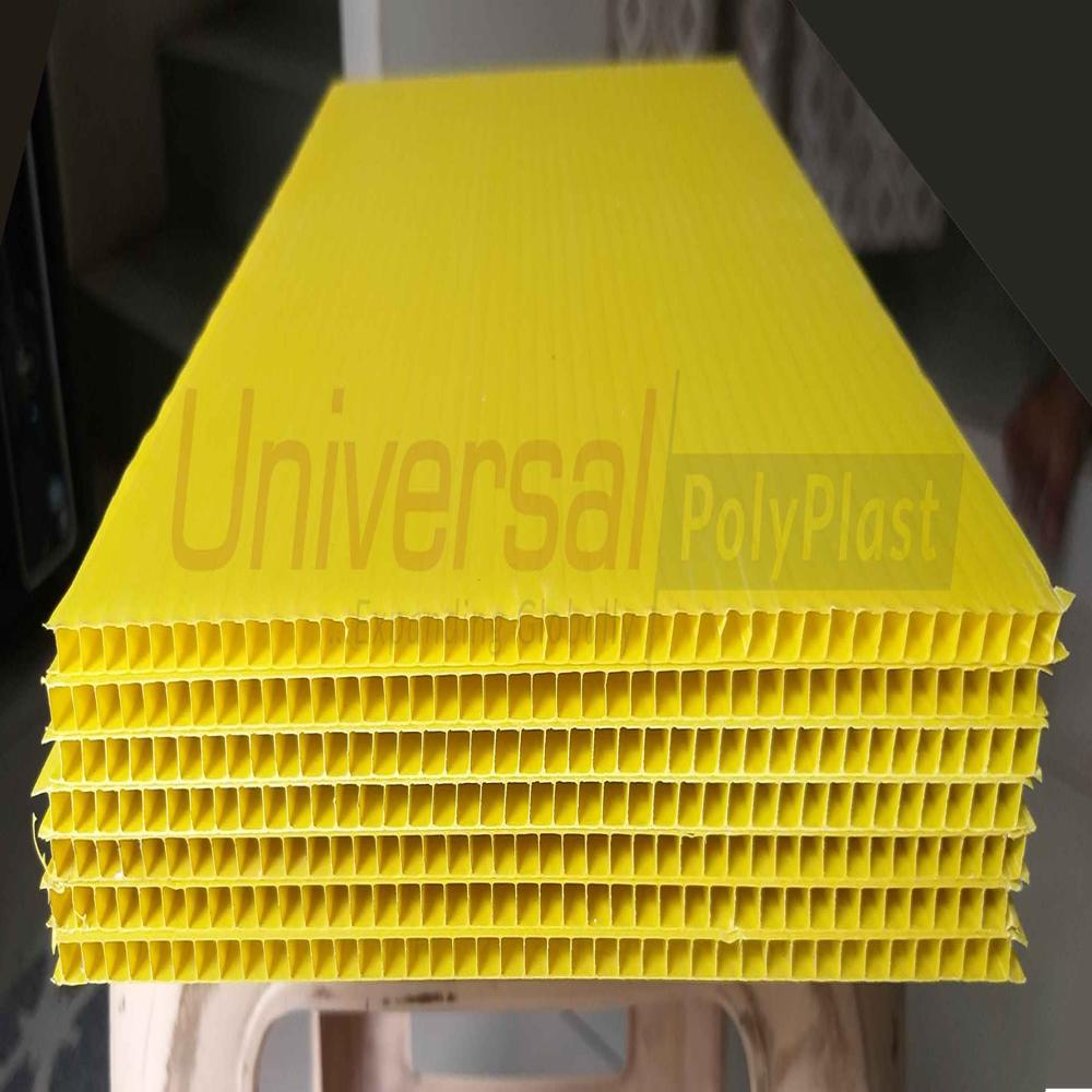 5 Mm Sunpack Sheet - Polypropylene 1.3x2 Mtr, 6x4 Feet - Blue, Customizable Size Options