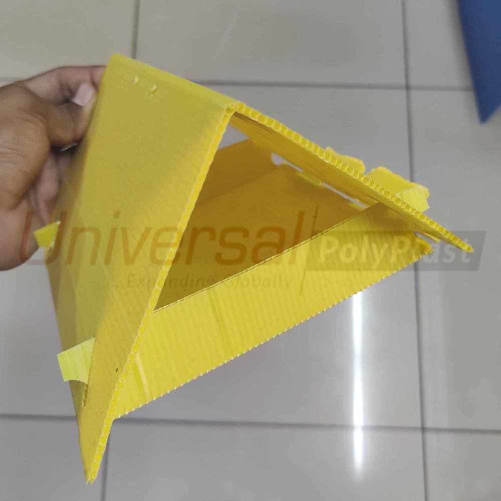 Yellow Sunpack Sheet - Polypropylene, 1.5x1 Feet To 6x4 Feet Sizes, Yellow Color, Versatile For Advertising And Printing