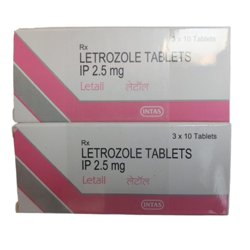 2.5mg लेट्रोजोल टैबलेट्स
