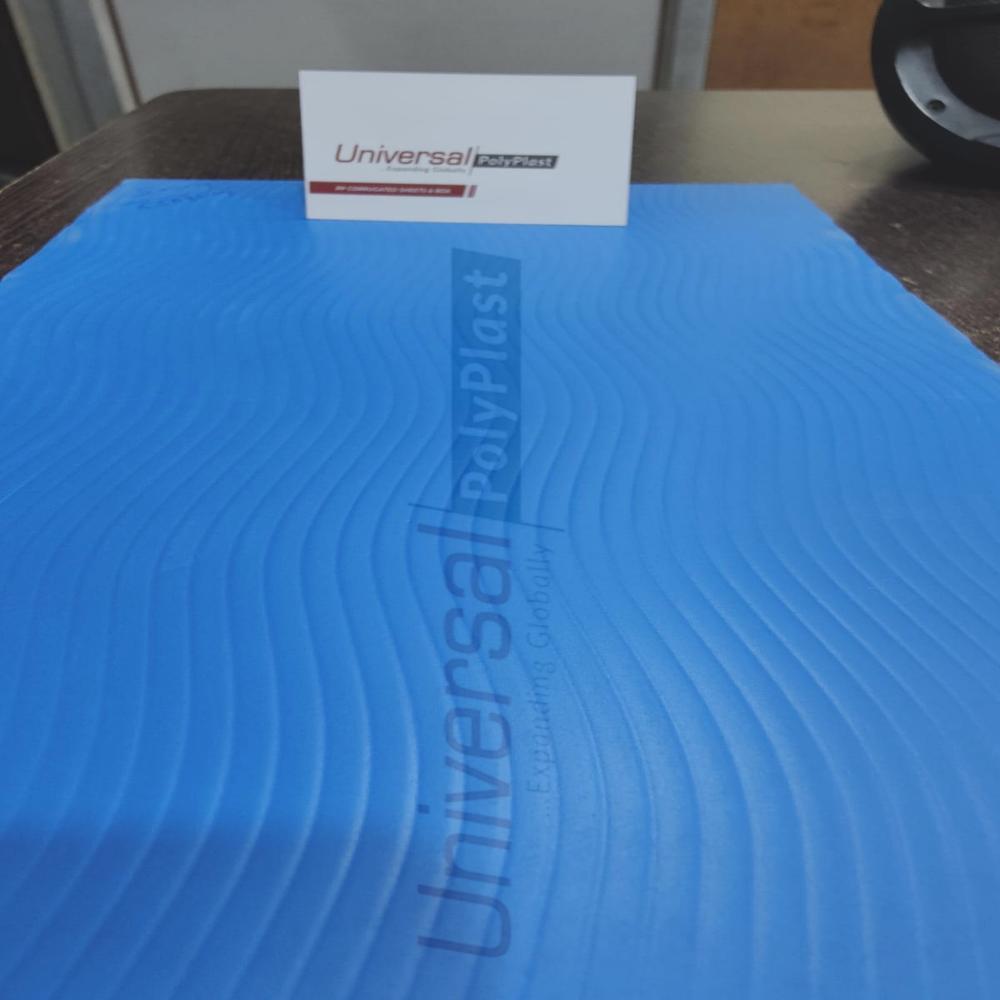Blue Pp Corrugated Sheet