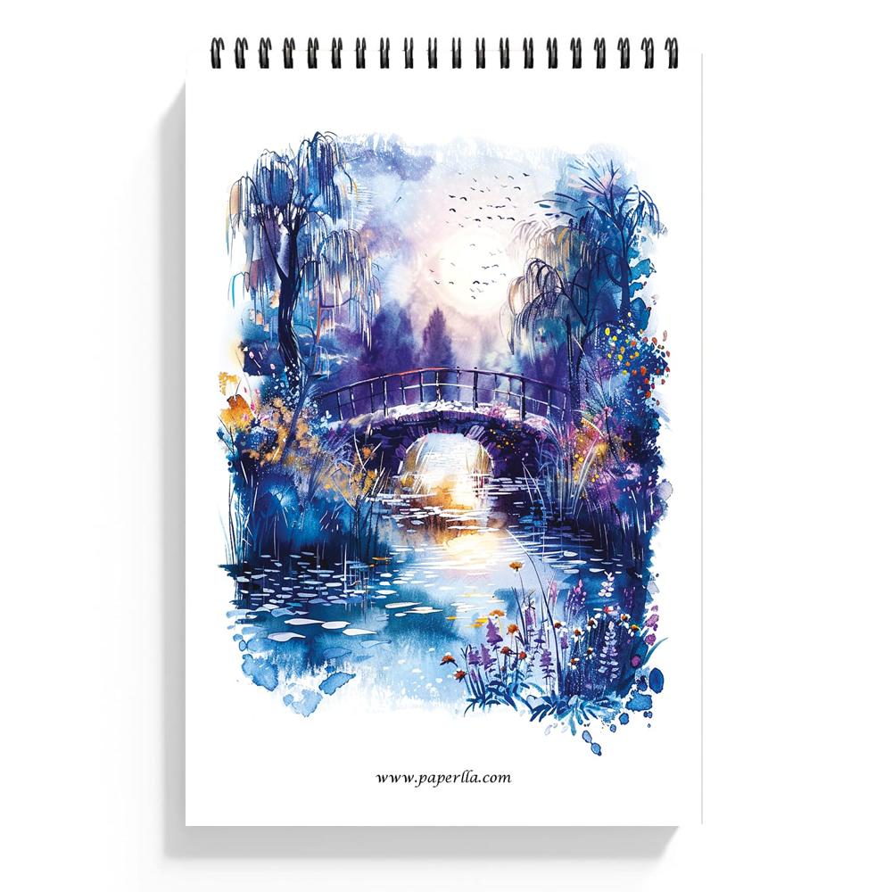 Artist Watercolor Sketch Book - Binding: Spiral Binding