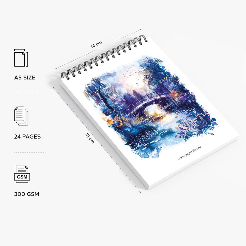 Artist Watercolor Sketch Book