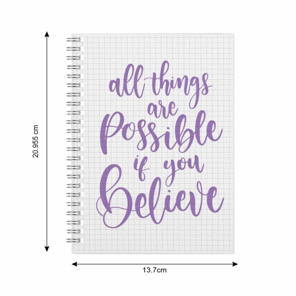 A5 Wiro-bound Notebook - Binding: Yes