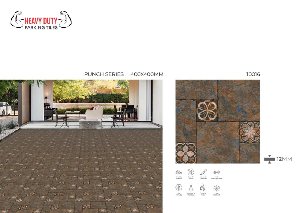 Parking Slab Tiles - Material: Ceramic