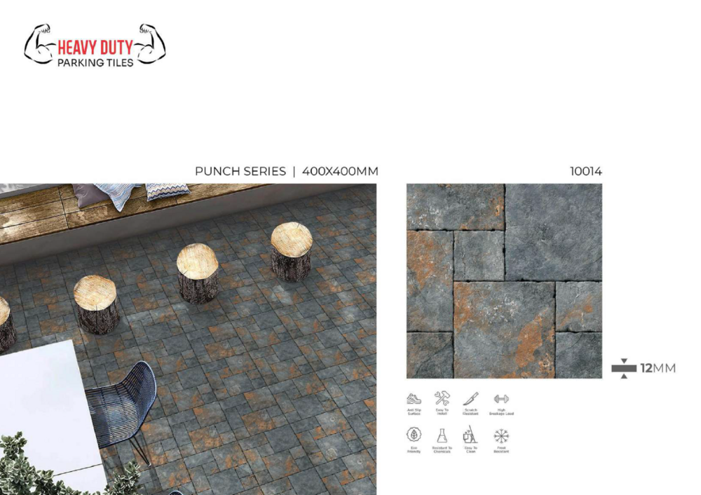 Parking slab tiles