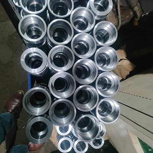 Mild Steel Round Machined Housing - Color: Silver
