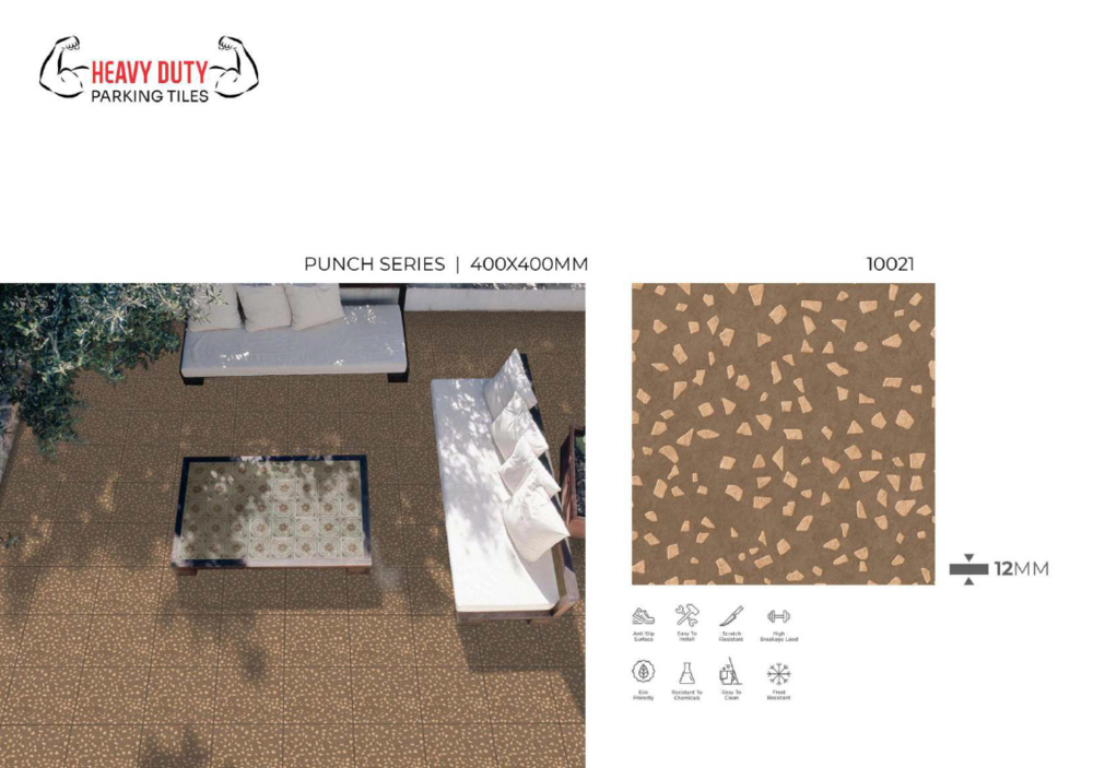 Outdoor parking tiles