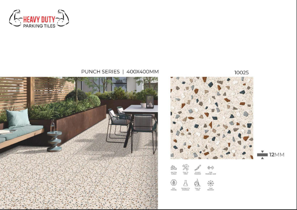 Outdoor parking tiles