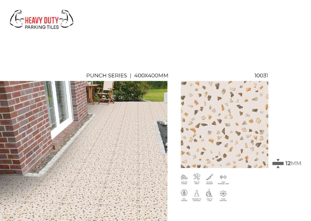 Outdoor parking tiles