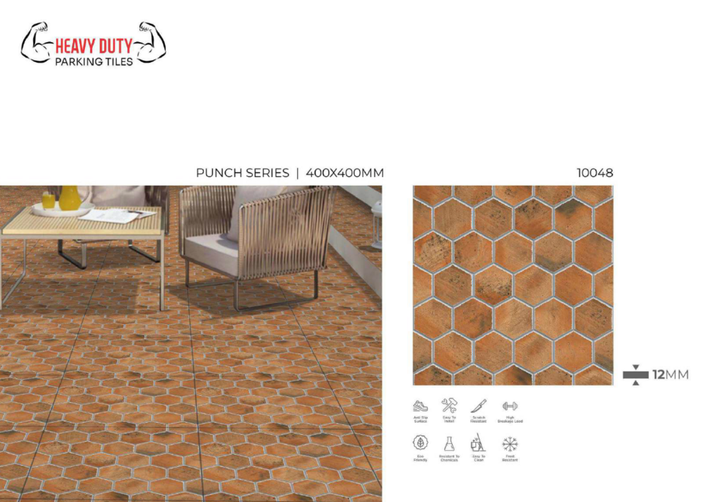 Durable parking tiles