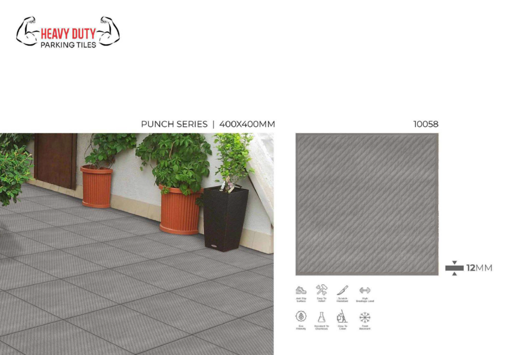 Durable Parking Tiles - Material: Ceramic