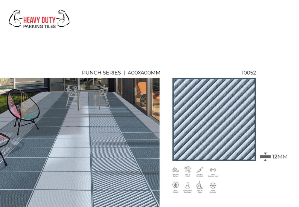 Durable Parking Tiles - Material: Ceramic