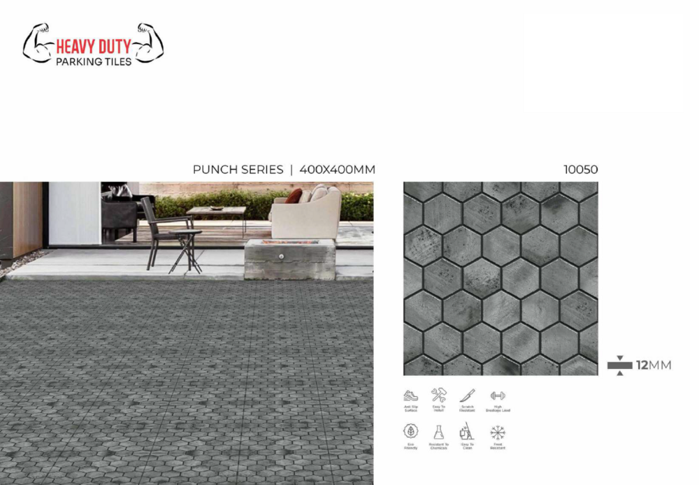 Durable parking tiles