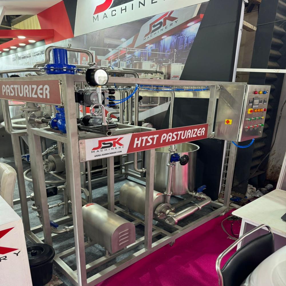 Htst Online Pasteurizer Plant - Capacity: 300-500 Liter/day