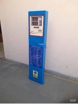 Digital Tyre Inflator (Floor Mounted) - Color: Blue