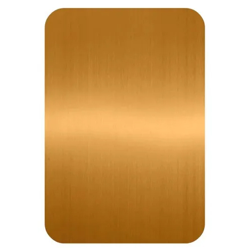 Stainless Steel Antifingure Copper Hairline Sheet