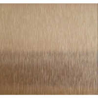 Stainless Steel Antique Bronze Hairline Sheets - Color: Different Available