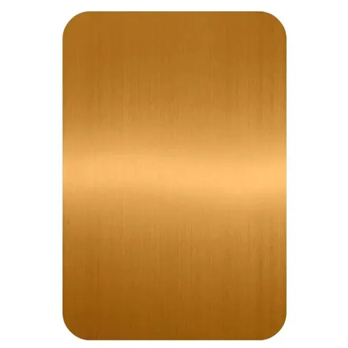 Gold No 8 Stainless Steel PVD TI Coated Sheets