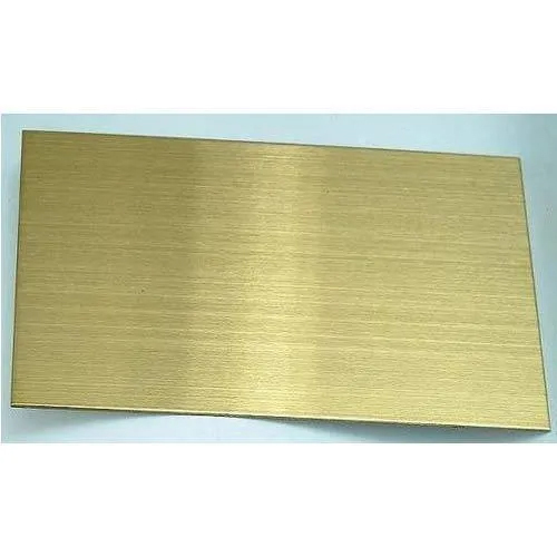 Gold Metal Stainless Steel Sheets