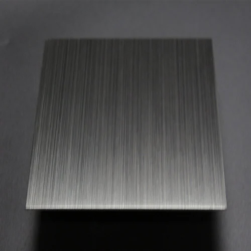 Black Hairline Stainless Steel Sheet