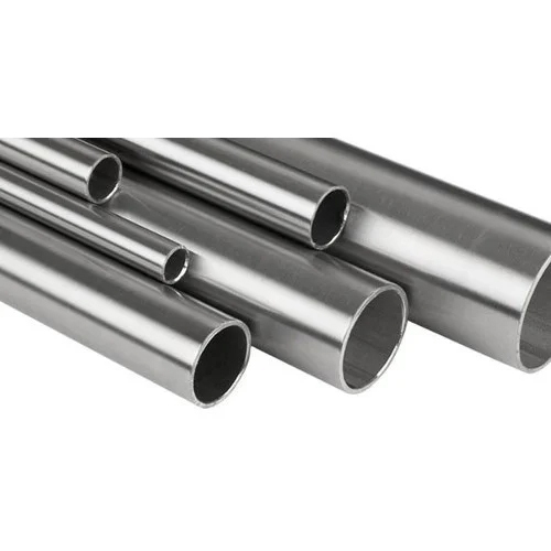 Round Carbon Steel Pipe - Color: Silver
