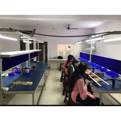 Pcb Insertion Line Conveyor - Color: White