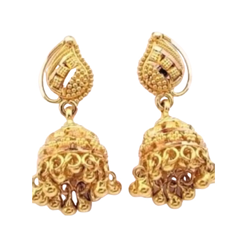 9.890Gm Gold Jhumka - Color: As Per Requirement