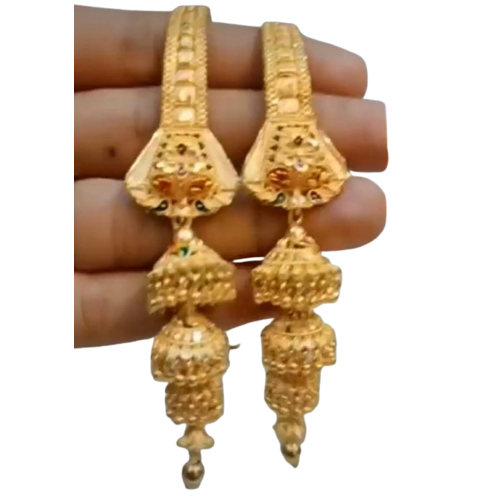 Ladies Gold Jhumka - Color: As Per Requirement