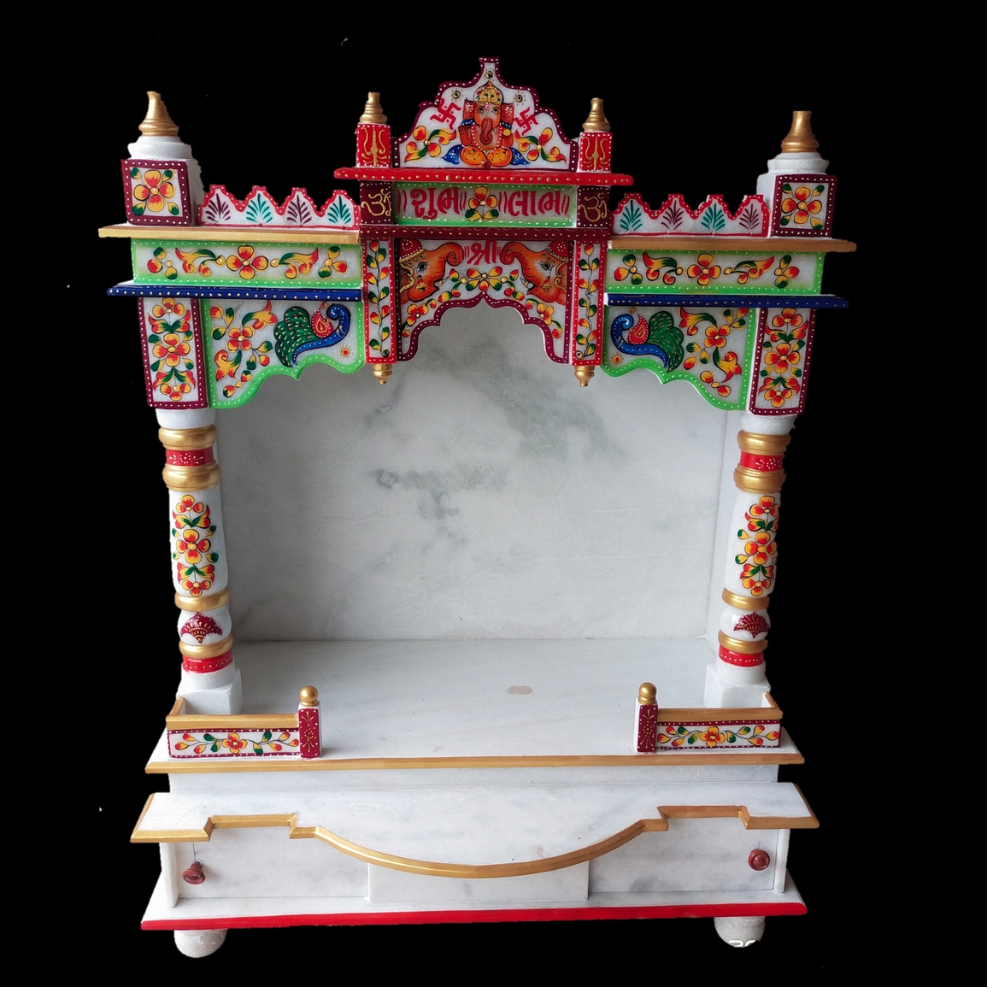 Painted Marble Temple - Hardness: High