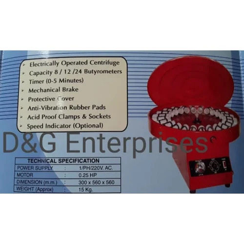 Milk Fat Testing Machines - Color: Red