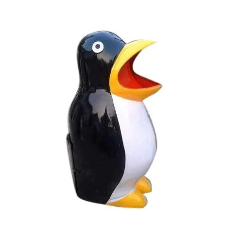 Penguin Shape Dustbin - Application: Outdoor