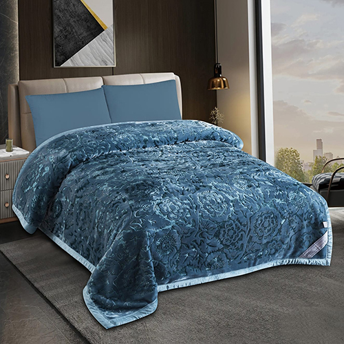 Canvas Blue Blanket