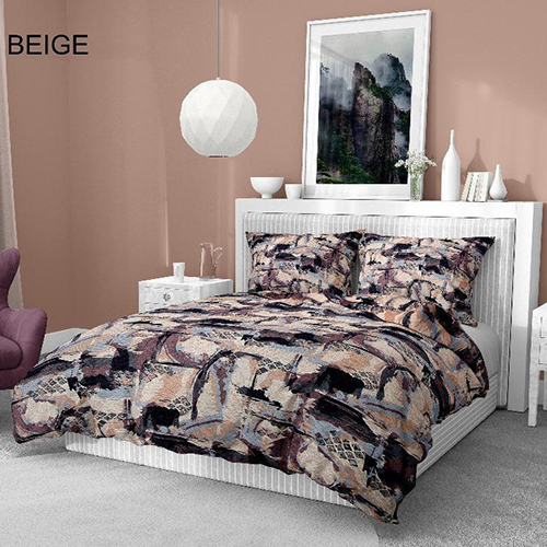 Beige Mink Blanket - Pattern: Printed