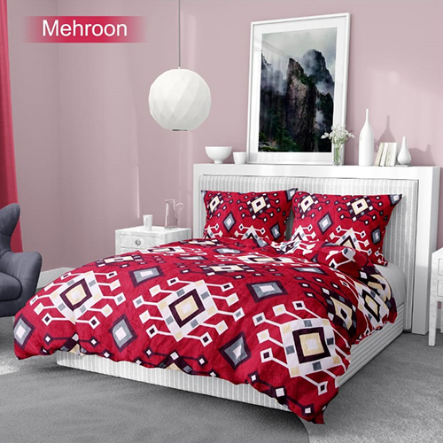 Mehroon Mink Blanket - Pattern: Printed