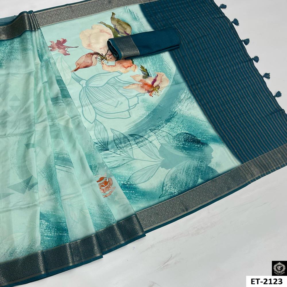 Artistic Floral Saree